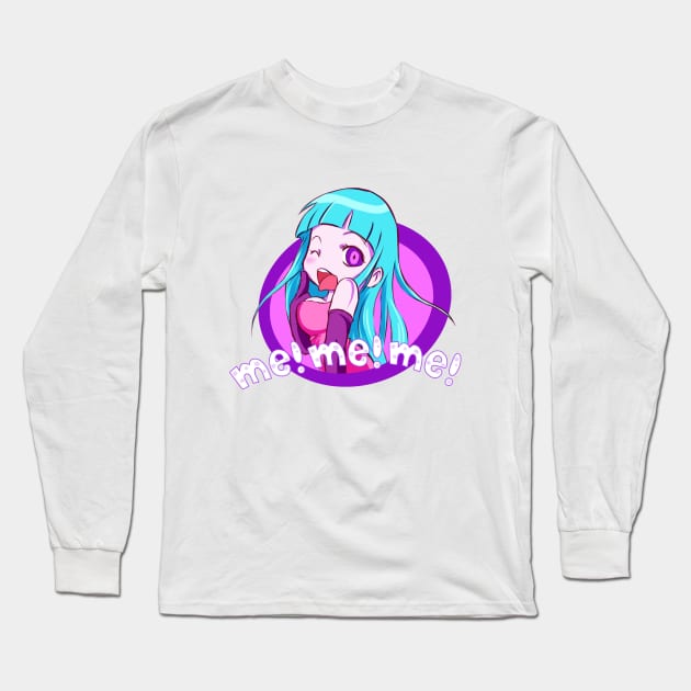 Me!Me!Me! Long Sleeve T-Shirt by PsychoDelicia